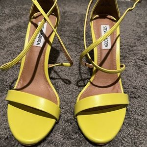 Bright Green Steve Madden sandals
